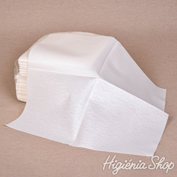 Fehér nem szőtt textil szalvéta 12x100db