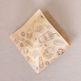 BontaBag Street Food mintás hamburger zacskó / hamburger tasak - 1000 db